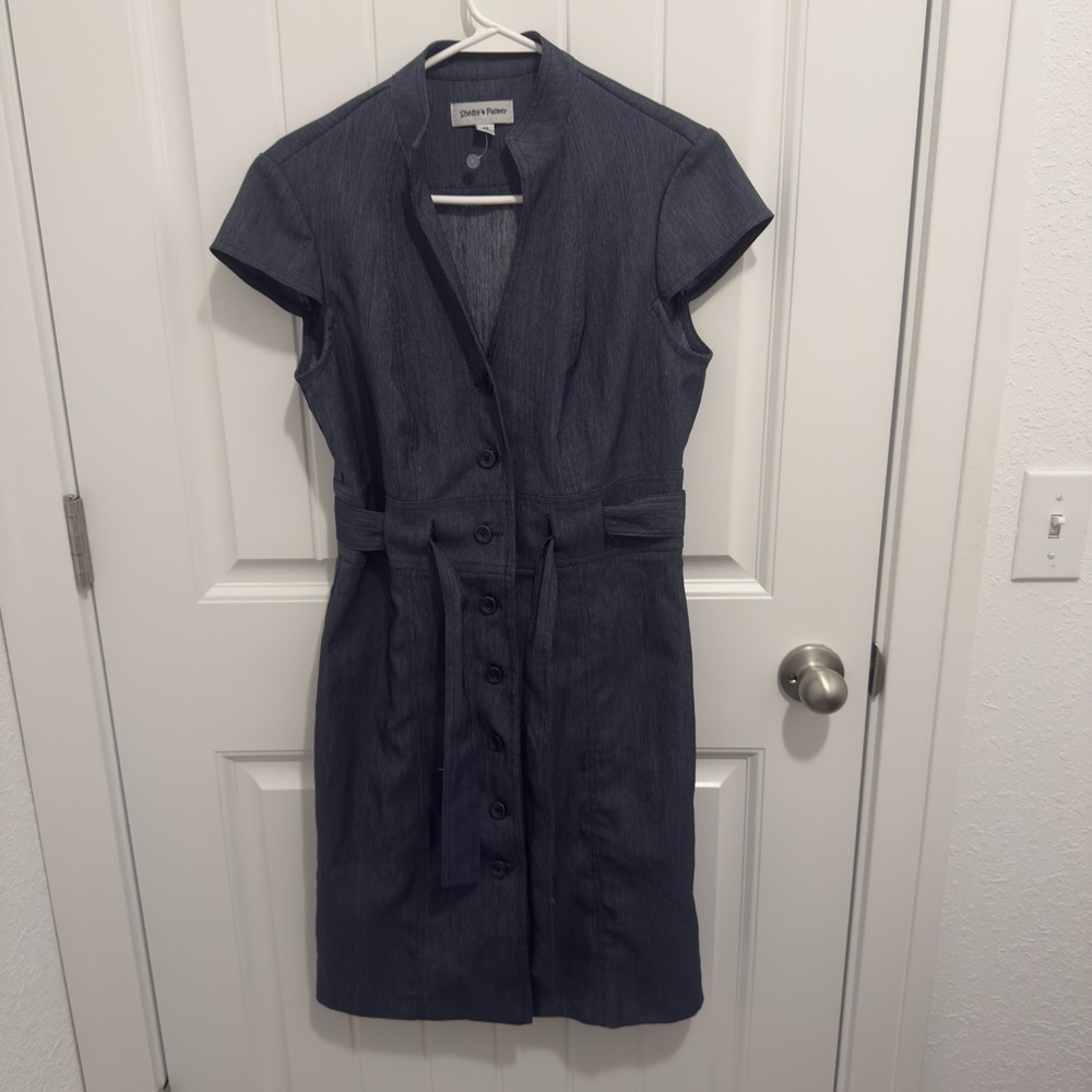 Shelby & Palmer‎ Women's Denim Business Dress Size 10